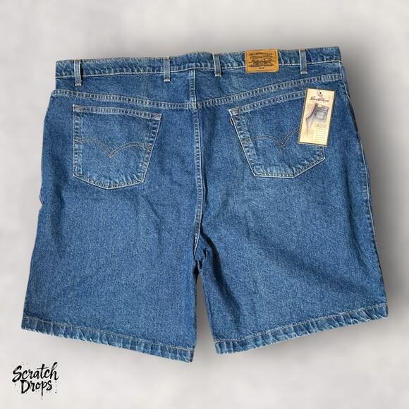 Vintage Levi's Strauss Signature 545 Mens Shorts NWT Deadstock W54 L32 Loose Fit - Picture 5 of 6